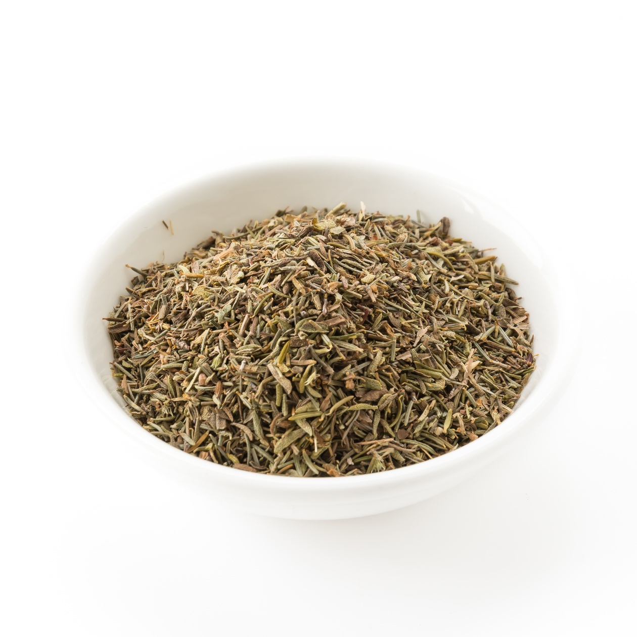 oregano on white background